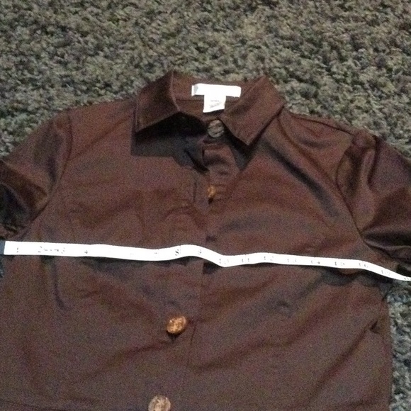 NWOT Long sleeve shirt Jacket blazer - Picture 7 of 11